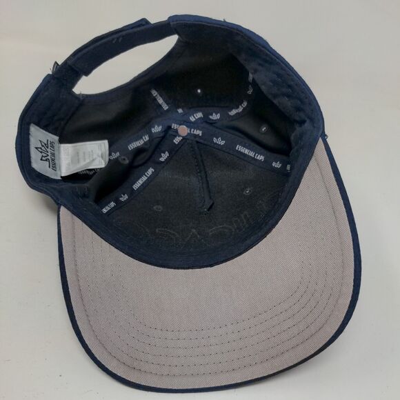 Chicago Est 1837 Strapback Hat Blue One Size Vent Holes Essencial Caps - Picture 6 of 8